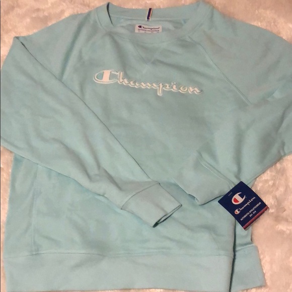 mint champion crewneck